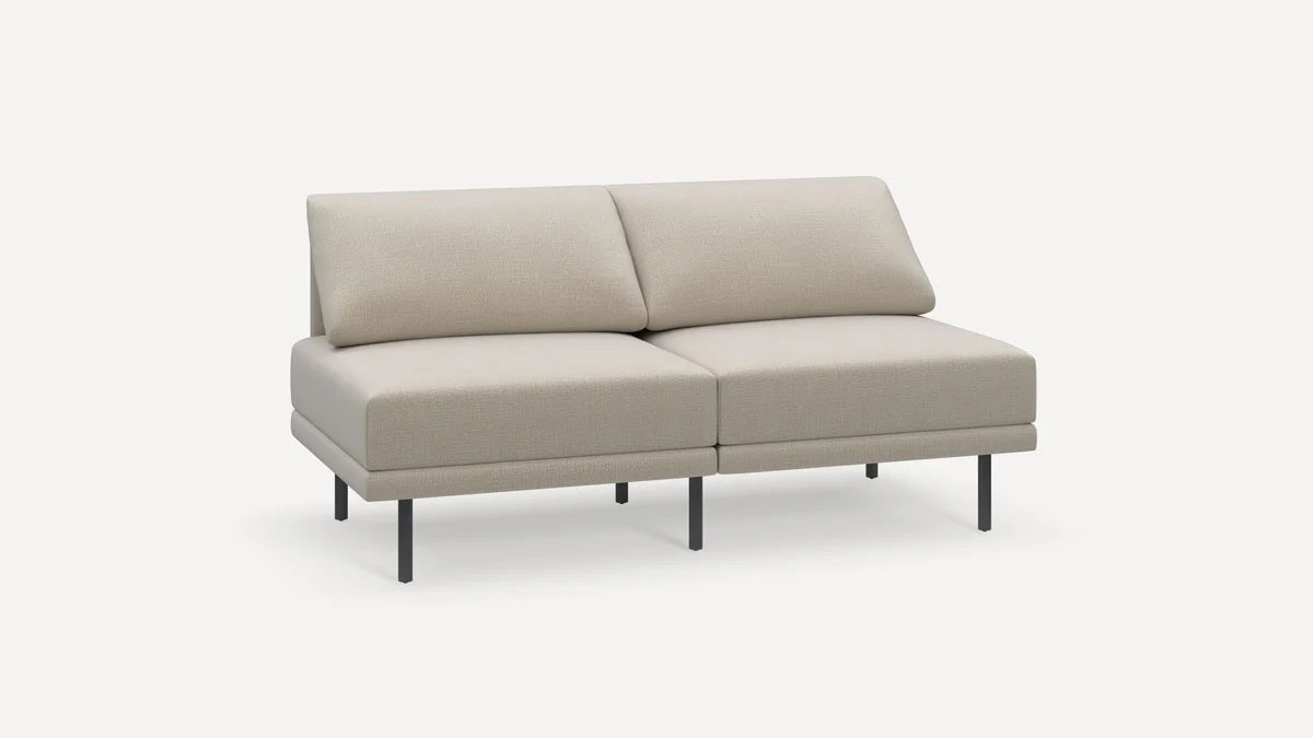 Range 2-Piece Open Sofa Couch Performance Chenille FFE-1587