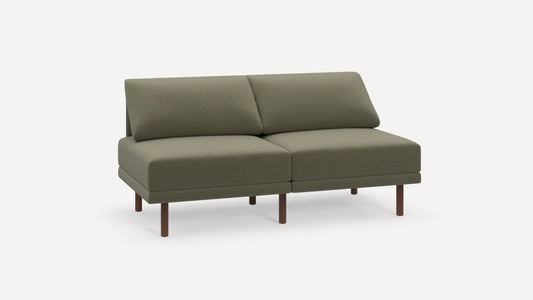 Burrow Range Moss Green 2 Pc Sofa Couch FFE-1385