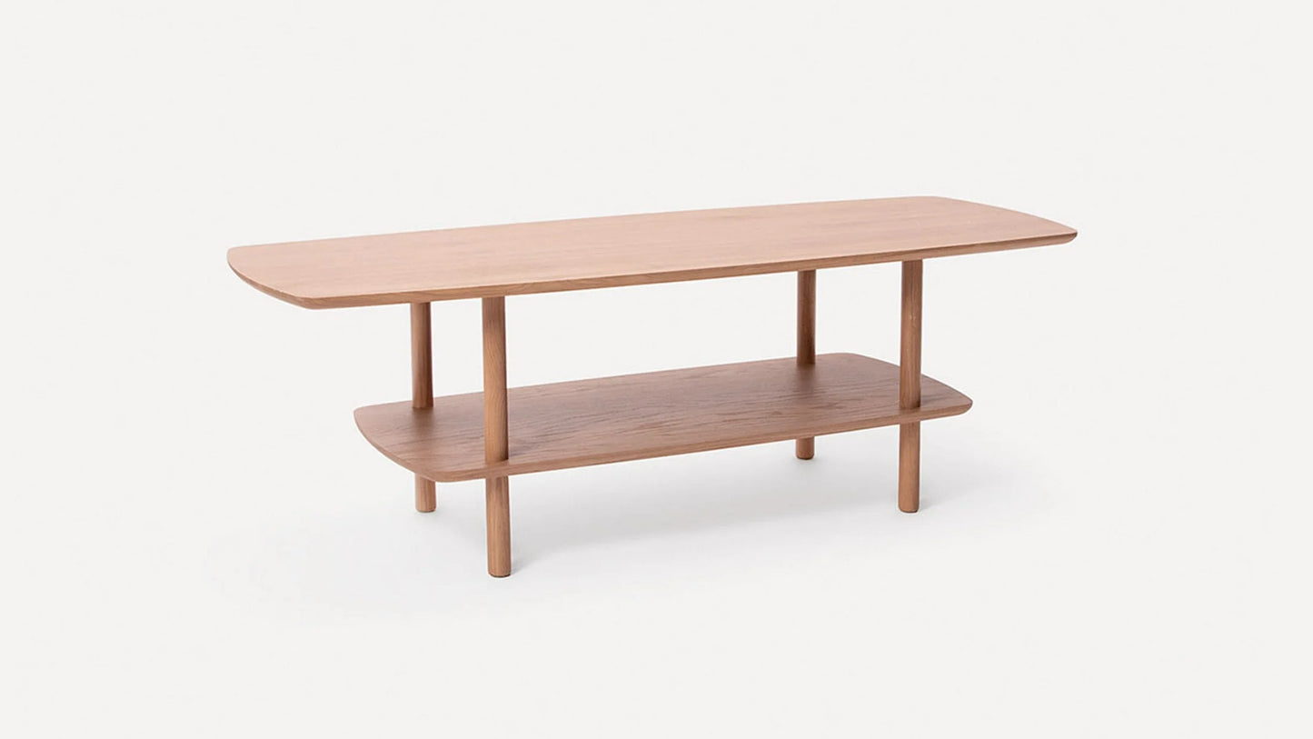 Burrow The Serif Coffee Table Mid Century Style in Walnut FFE-1291