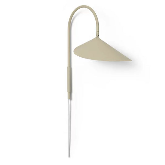 Ferm Arum Swivel Wall Lamp Small 18.2" height / Cashmere White FFE258-309