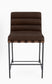 Denver Modern Vail Counter Stool Walnut/ Maple Leather FFE258-256