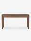 Lulu & Georgia Brown Samantha Console Wood Scalloped Detail Table FFE-1064