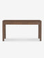 Lulu & Georgia Brown Samantha Console Wood Scalloped Detail Table FFE-1064
