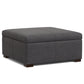Gabbie Square Storage Ottoman in Upholstered Slate Grey FFW258-589