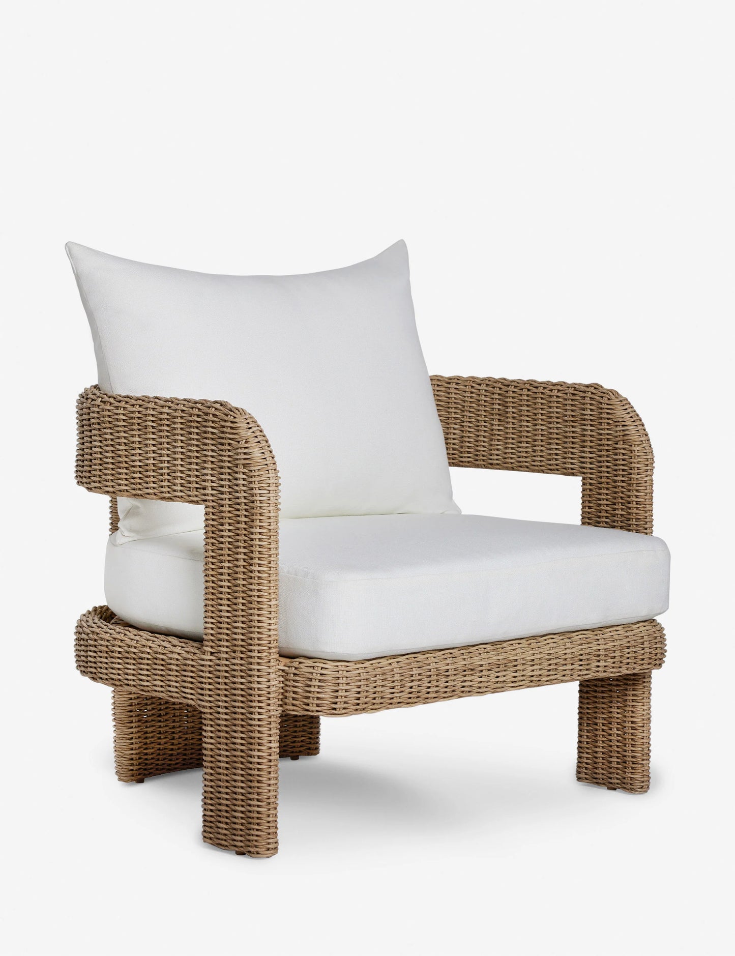 Lulu & Georgia Hadler Indoor / Outdoor Natural Wicker Accent Chair FFE-1052