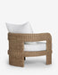 Lulu & Georgia Hadler Indoor / Outdoor Natural Wicker Accent Chair FFE-1052