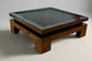 Bernhardt Mercer Square Wood Tiered  Cocktail Coffee Table MB1-34