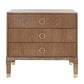 Savavieh Pair Lorna 3 Drawer Contemporary Nightstand FFE258-304