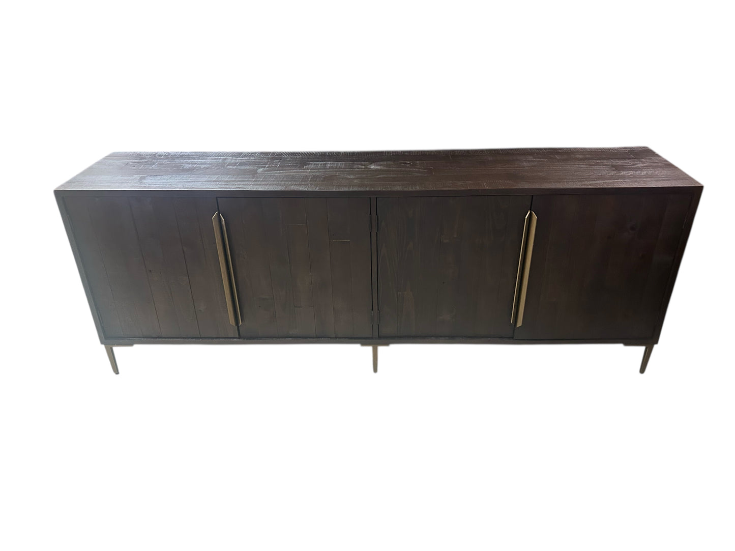 Four Hands Wyeth  88" Dark Carbon Distressed Finish Sideboard Buffet FFE-1167