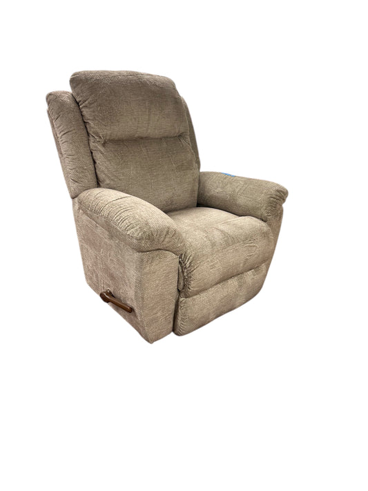 La-A-Boy Beige Sand Polyester Manual Rocking Recliner Chair FFE-1170