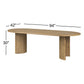 Paden Worn Oak Oval Table Top Only FFE-1359