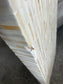 Creative Co-Op Reclaimed White Wood/Mother of Pearl Waterfall Console Table FFE-1322