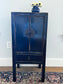 Pair of Black Lacquer Chinese Wedding Armoire Cabinets JB240-17