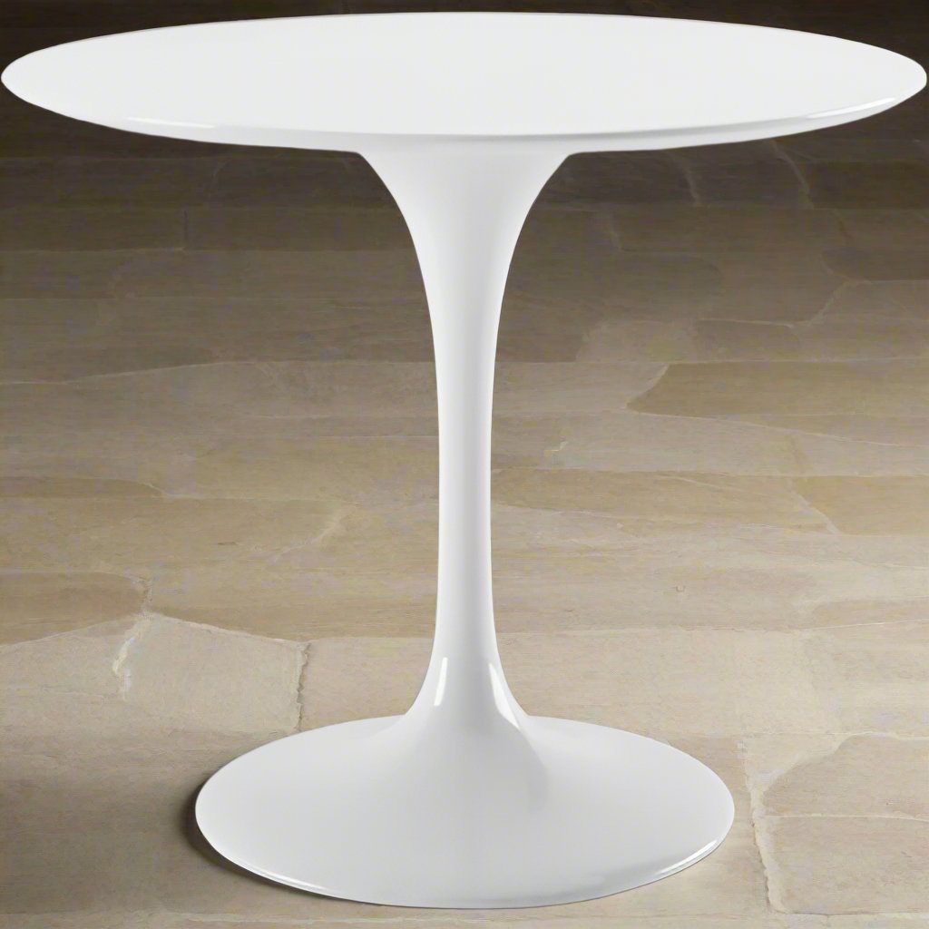 Modway Lippa Mid Century White Round Tulip Table FFE258-187