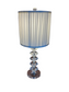 Set of 2 Glass Stacked Crystal Base Faceted Table Lamps JY241-8