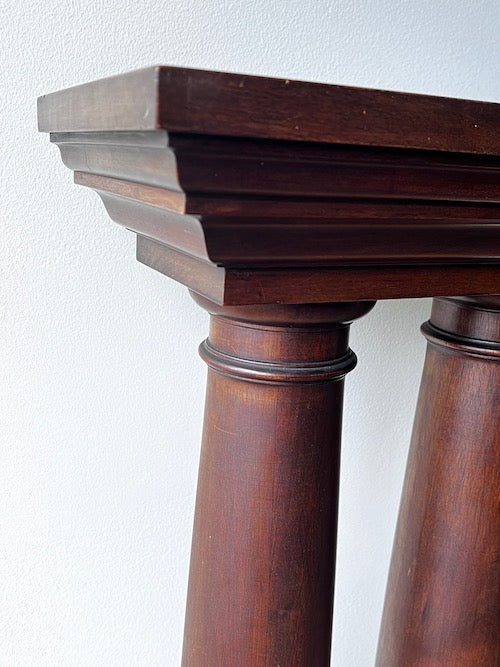 Double Column Pedestal Wood Art/Plant Stand JY241-17