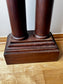 Double Column Pedestal Wood Art/Plant Stand JY241-17