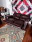 La-Z-Boy Cordovan Leather Double Reclining Loveseat MH246-1