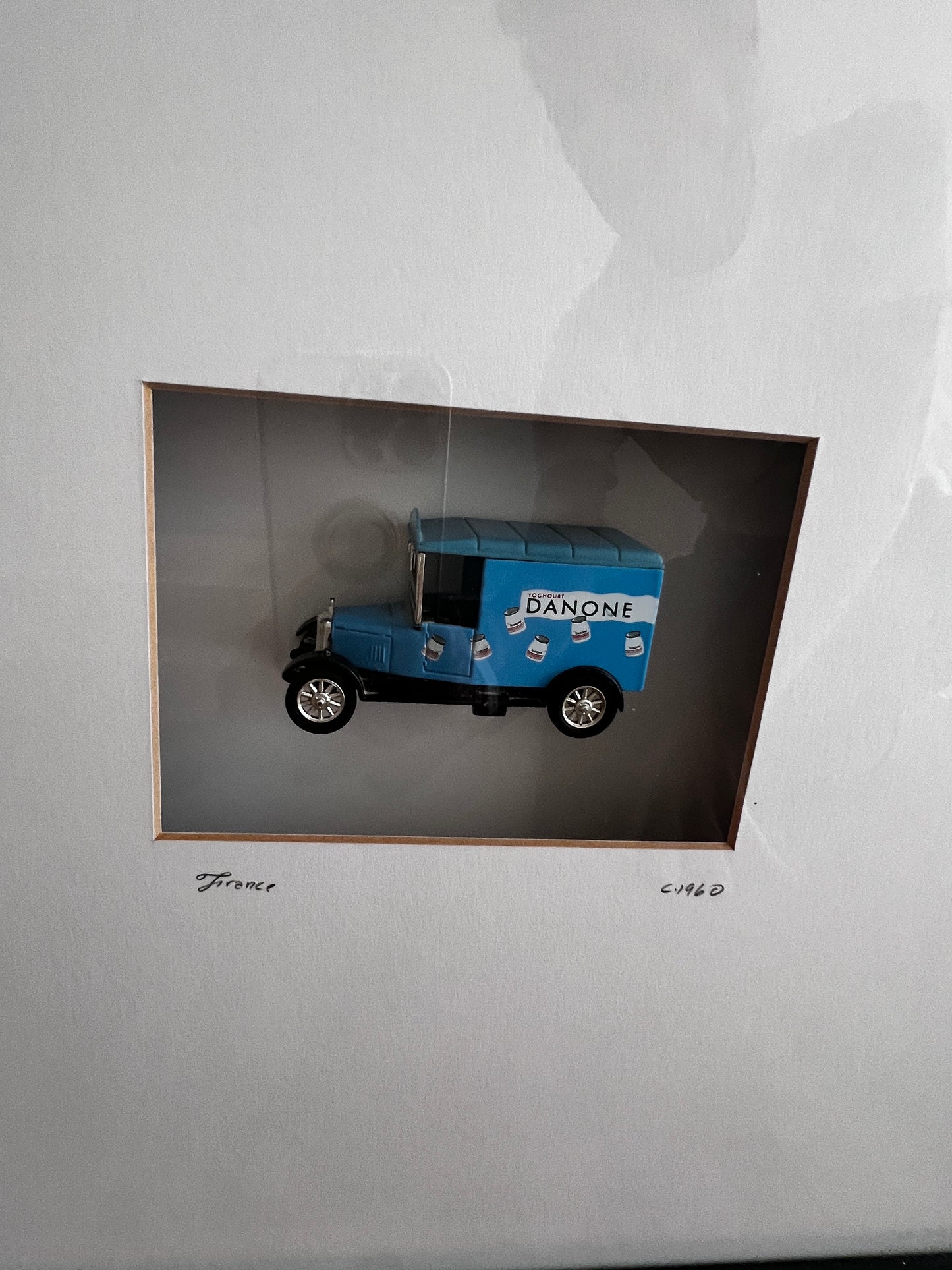 Toy Truck Shadow Box  Art JB240-36