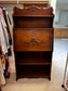 Wood Drop Down Antique Secretary Desk Shelving JA254-1