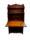 Antique Wood Drop Down Secretary Desk Shelving JA254-1