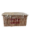 Antique Vintage Large Wicker Laundry Basket w Lid JA254-5