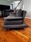 Giorgio Saporiti Grey Super Roy Sofa & Loveseat AP255-1