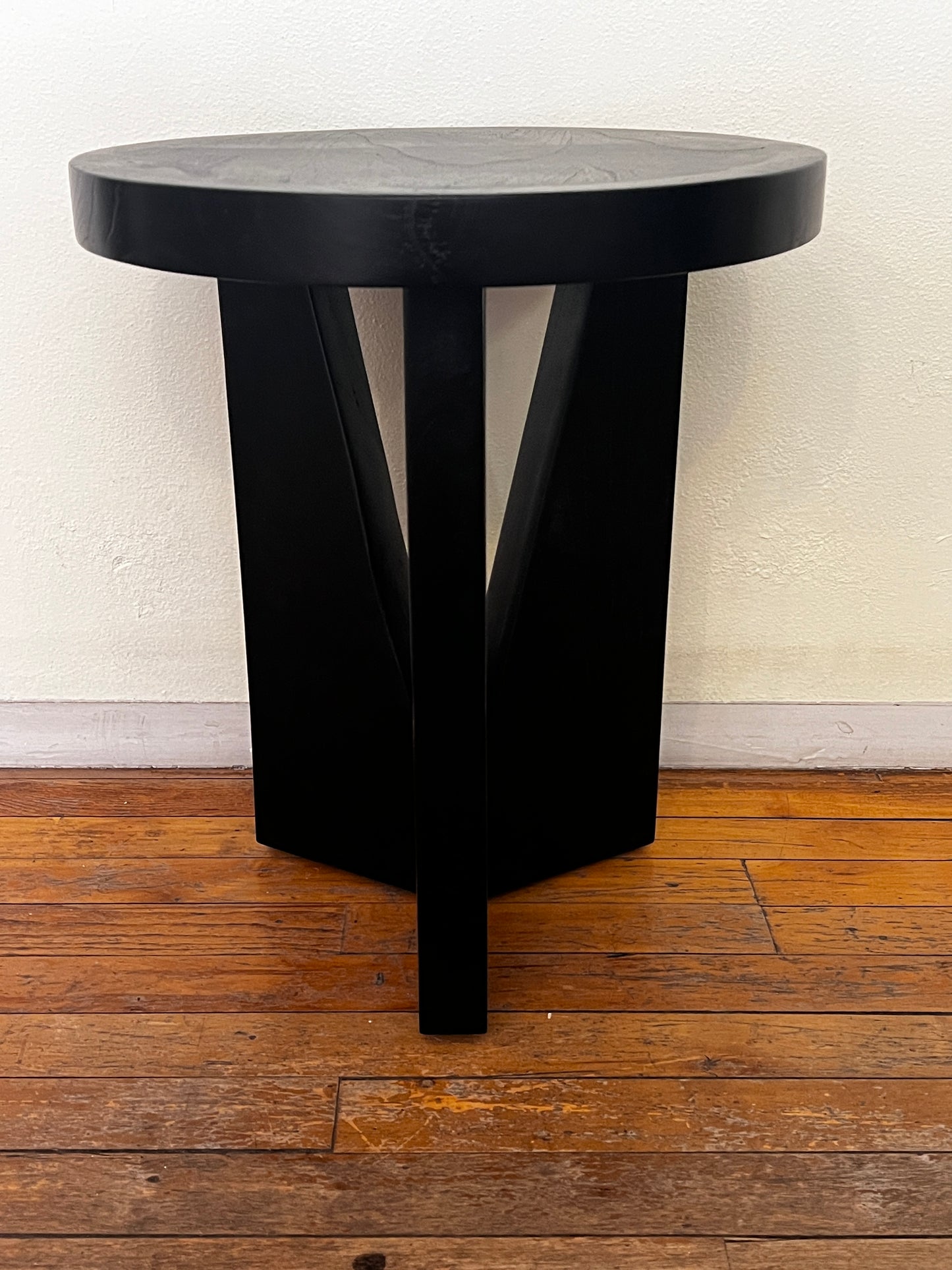 Uttermost Black Tripod Angular Wood Side/End Table (2 avail) AT257-8