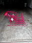 Red Christmas Large Metal Sled WM249-13