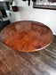 Round Extending Wood Pedestal Dining Table TR260-1