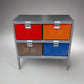 Worley Mid Century Multi Color 2x2 Locker Cabinet JB240-44