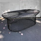 Oval Black Metal Wire Indoor Outdoor Coffee Table JG264-2