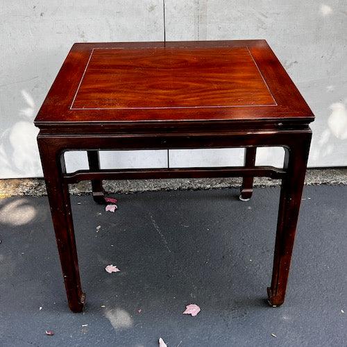 Vintage Henredon Asian Modern Ming Square Center Side End Table JG264-3