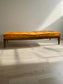 Hopper Slatted Daybed Bench w/Velvet Apricot Cushion RN268-6