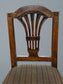 Pair of 2 Vintage Hepplewhite Style Wood Side Chairs MF269-14