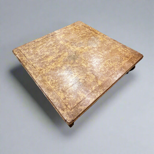 Antique Square Coffee Table with 6 Drawers BG273-1