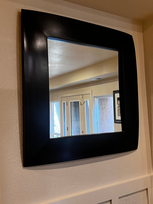 Black Square Mirror  BG273-3