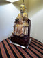Set of 2 Antique Gold Polychrone Qing Dynasty Figurine Lamps  BG273-11