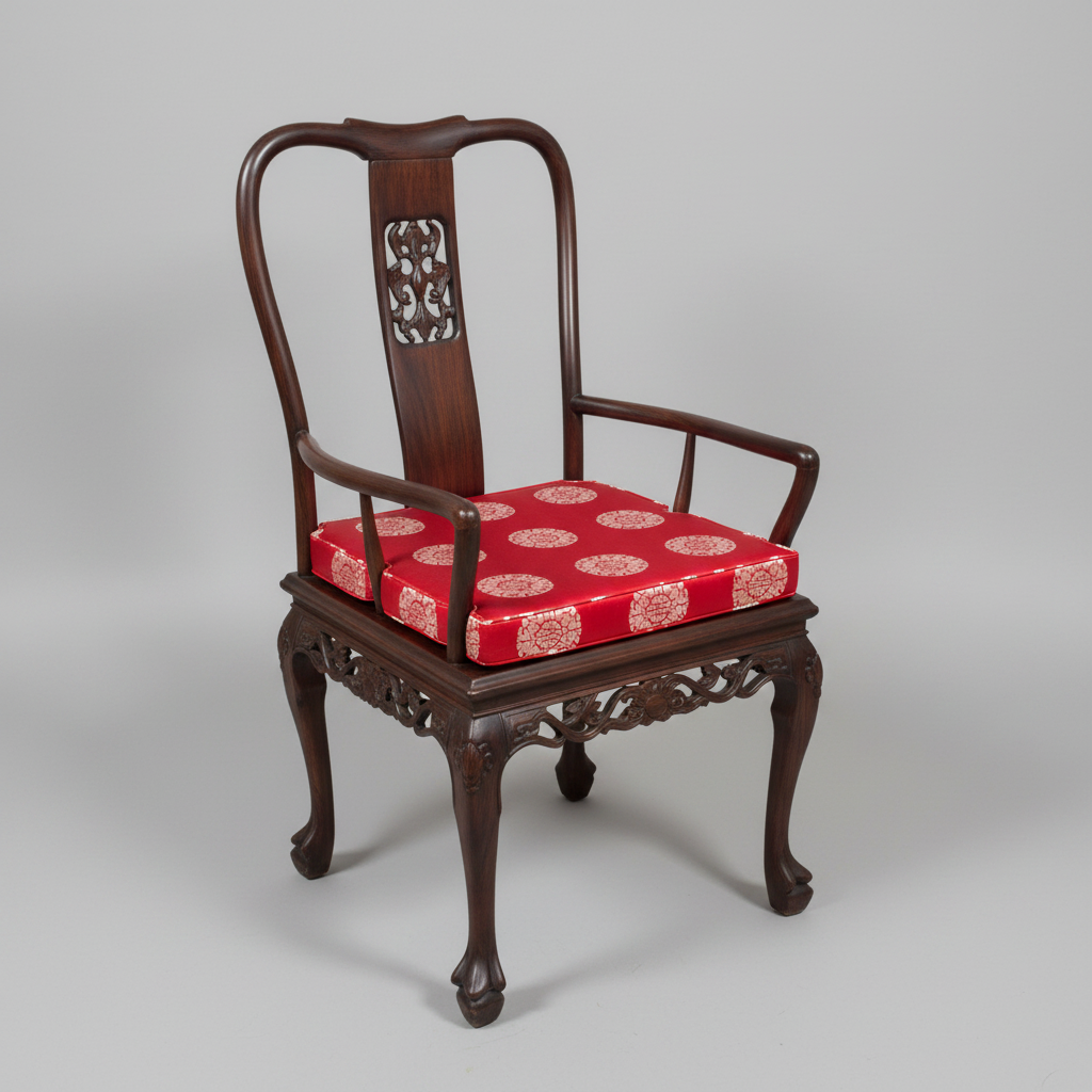 Set of 8 Asian Inspired Ornately Carved Dining Chairs PD138-14