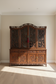 Vintage Rosewood China Cabinet with Carved Grape & Vine PD138-13