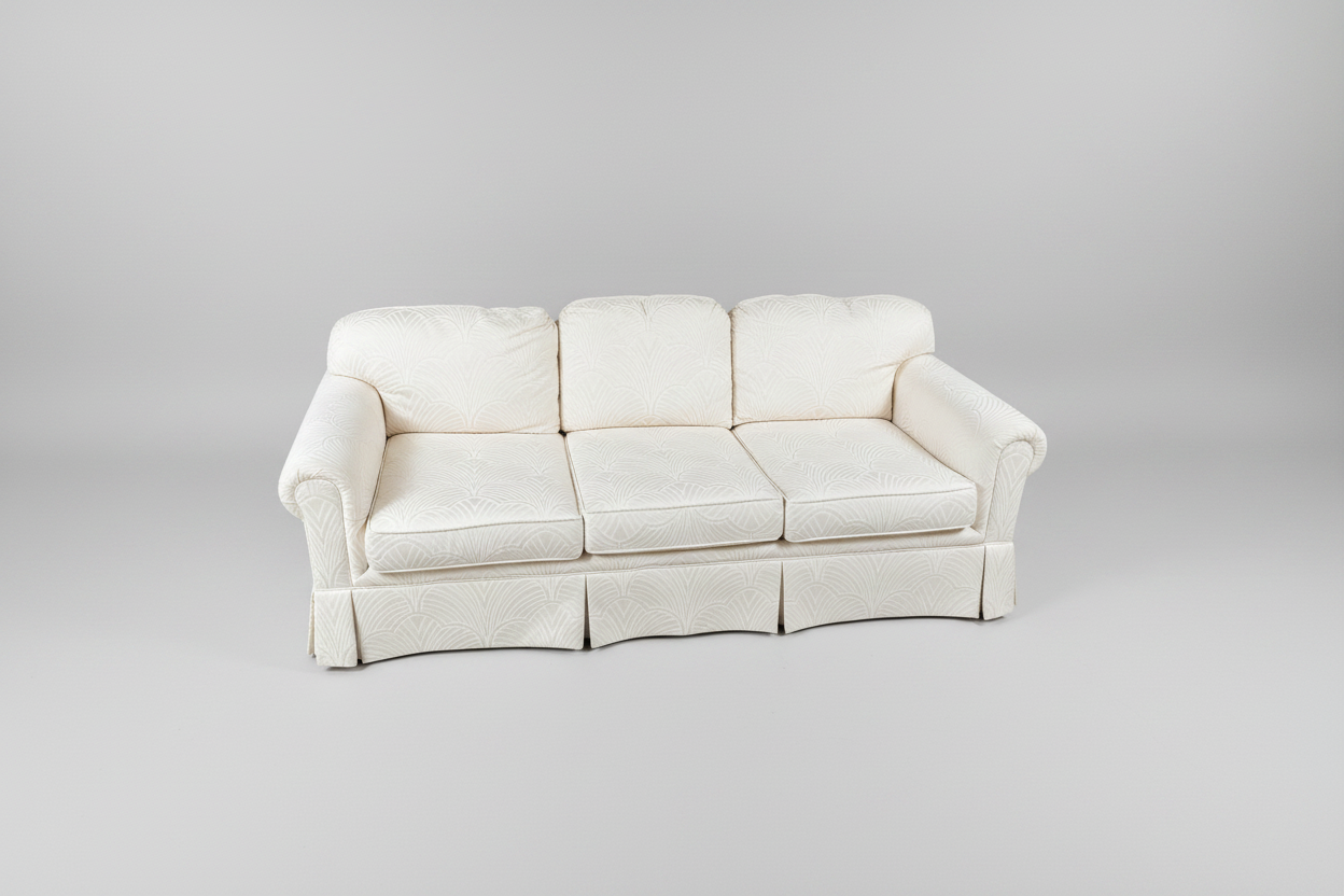 Pennsylvania House Criterion 60 Cream Three Cushion Sofa PD138-16