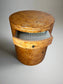 Set of 2 John Saladino Italian Round Burled Wood Side Tables BG273-14