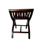Vintage Wooden Curule Caned Seat Bench BG273-16