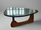 Original Branded Isamu Noguchi Herman Miller Walnut Coffee Table DS274-2