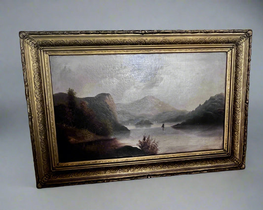 Early 1920's Lanscape Oil on Canvas  BG273-32