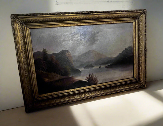 Early 1920's Lanscape Oil on Canvas  BG273-32