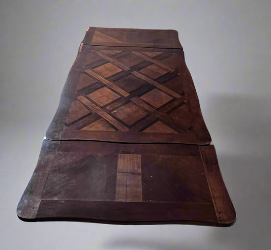 Antique Parquetry Top Extending Dining Table BG273-36