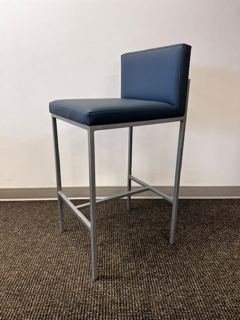 Shelby Williams Blue Low Back Counter Stool WDI224-9