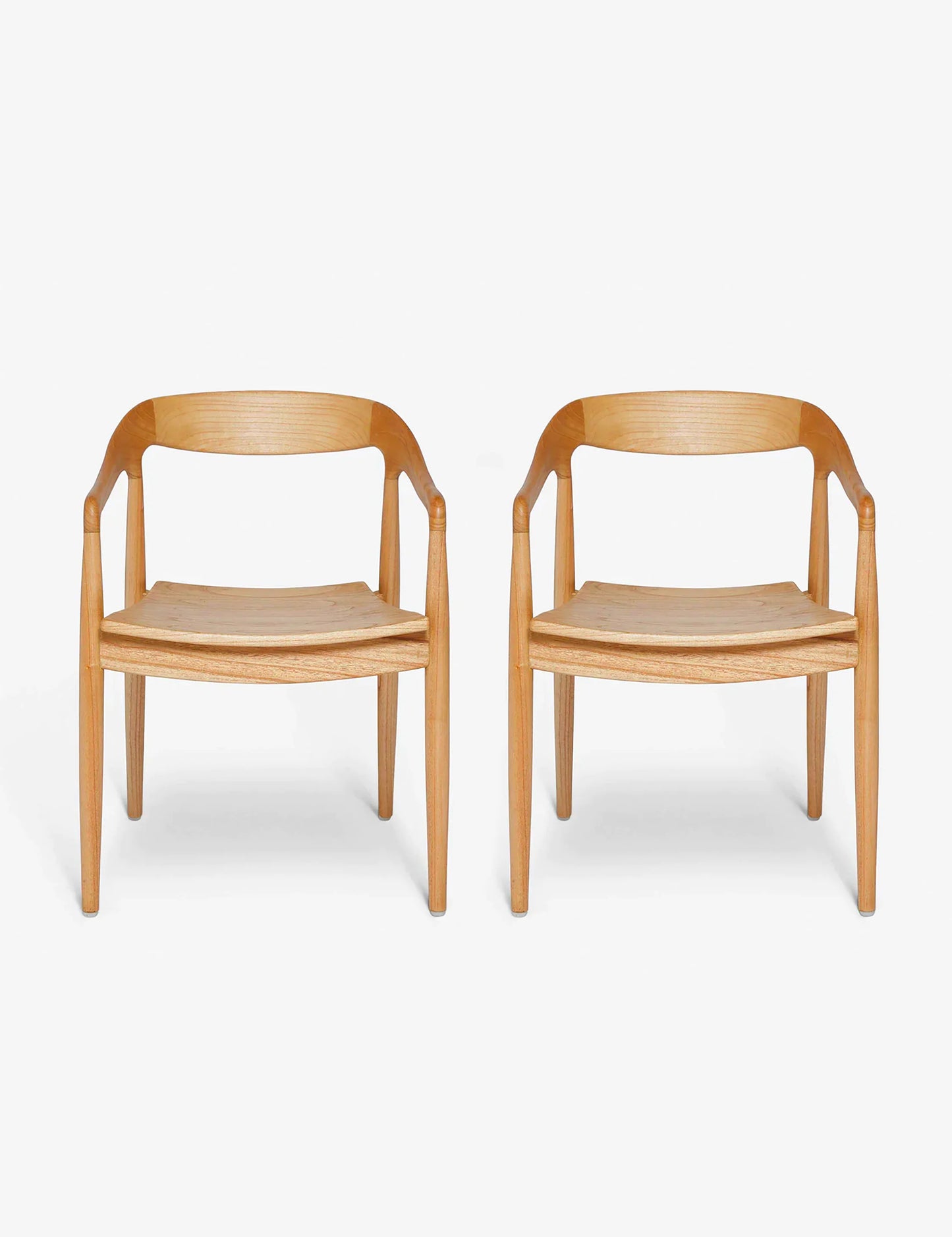 Lulu & Georgia Ida Dining Arm Chair (Set Of 2, Natural) FFE258-286