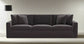 Interior Define James 3-Seat Sofa in Cosmic Gray Upholstery FFE258-225